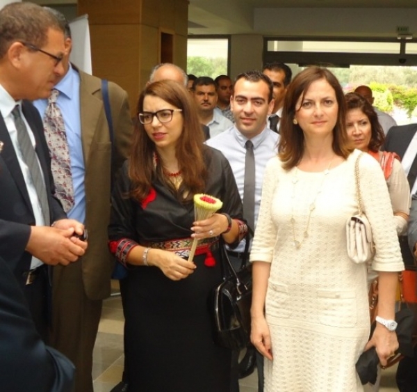 Amel KARBOUL en visite à l'Aquasplash Thalassa Sousse Amel KARBOUL en visite à l'Aquasplash Thalassa Sousse