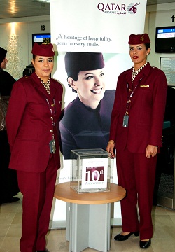 Qatar Airways fête le 5ème anniversaire de la ligne Tunis-Doha et récompense ses clients fidèles