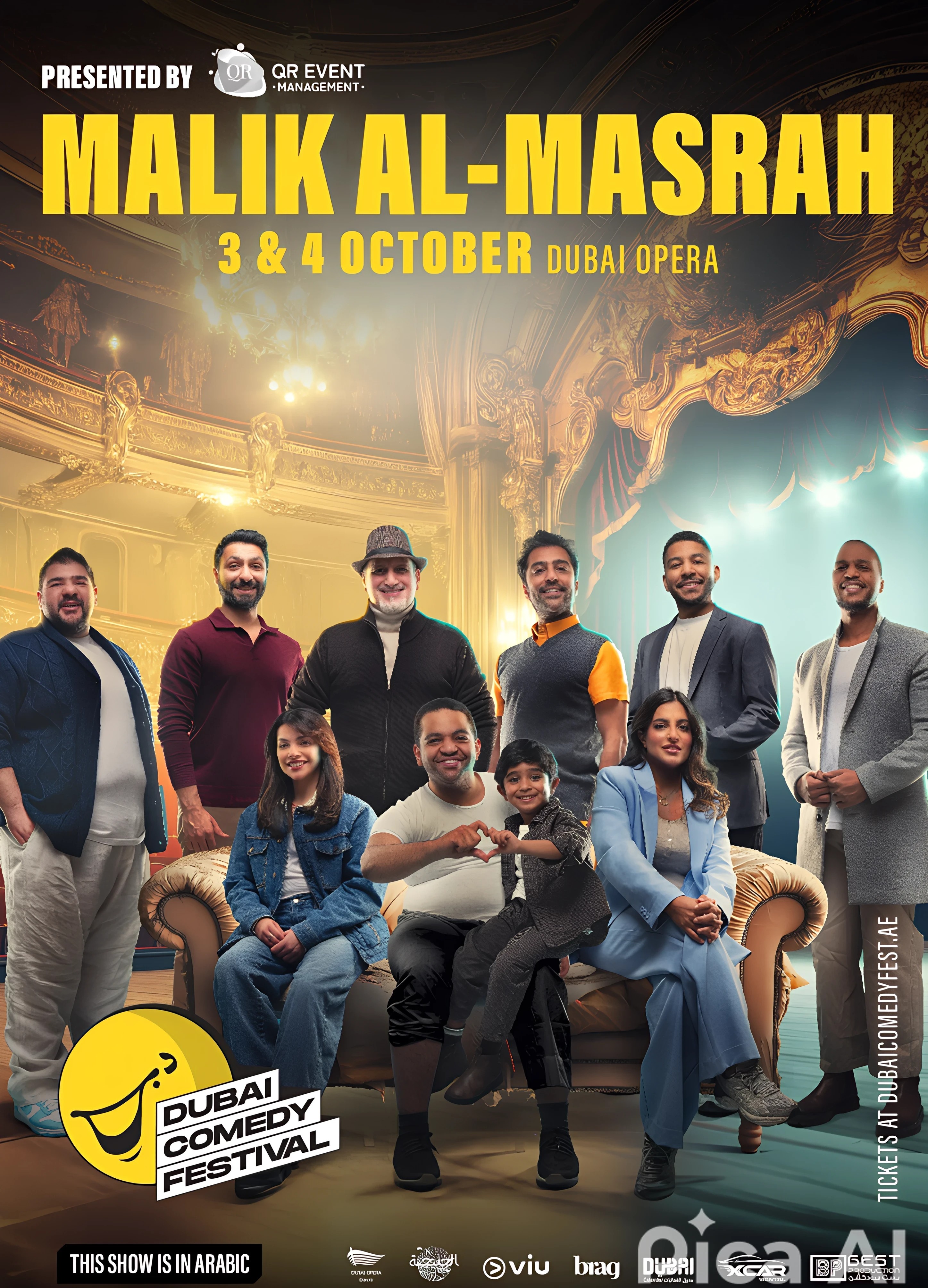 Witness a Powerhouse of Arabic Theatre as Malik Al-Masrah Comes to Dubai Opera this October